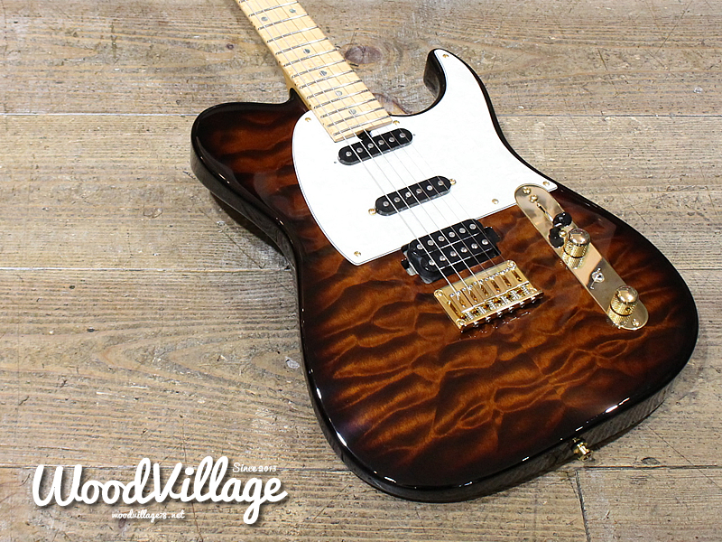 T´s Guitars DTL-Custom Tiger Eye Burst-